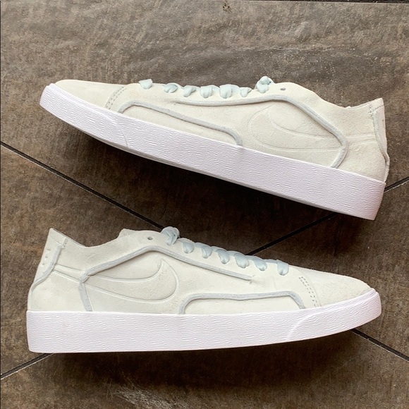 NIKE W BLAZER LOW DECON GHOST AQUA/GHOST AQUA-WHIT - Picture 14 of 16